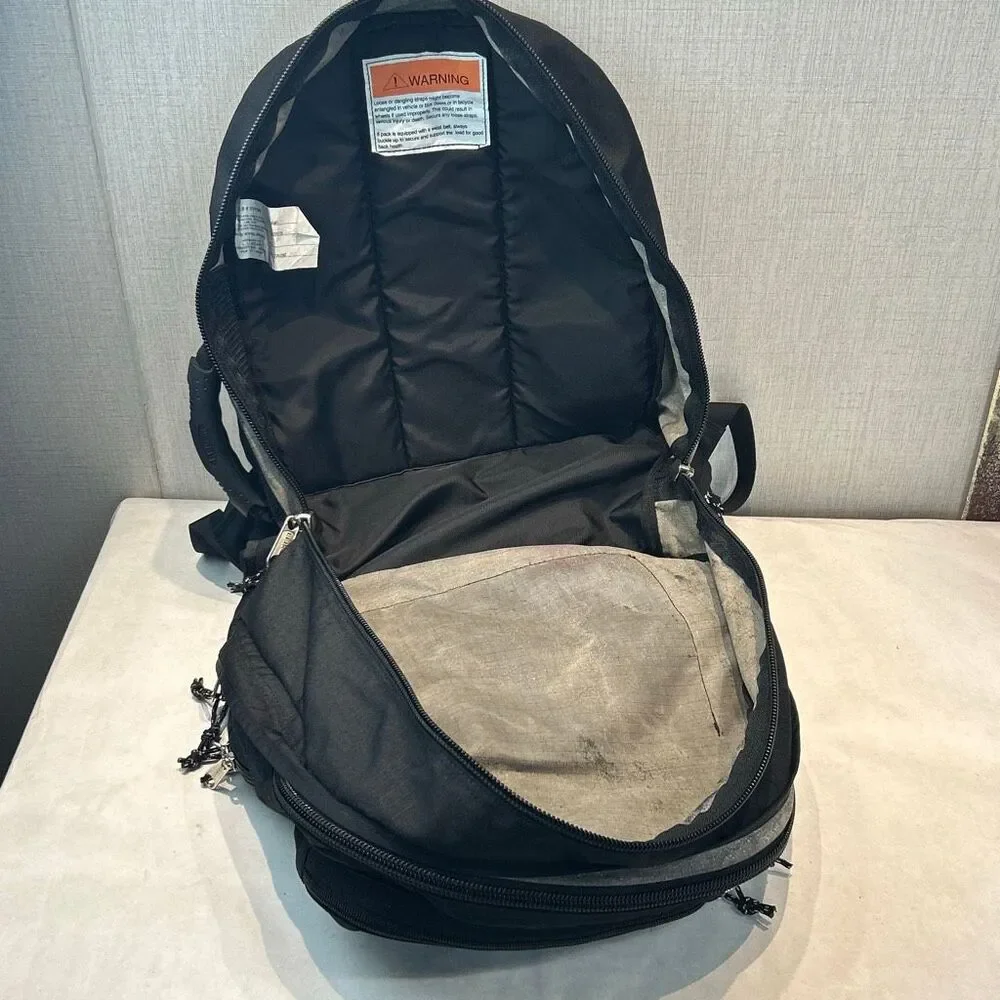 Vtg L.L. Bean Backpack Black 